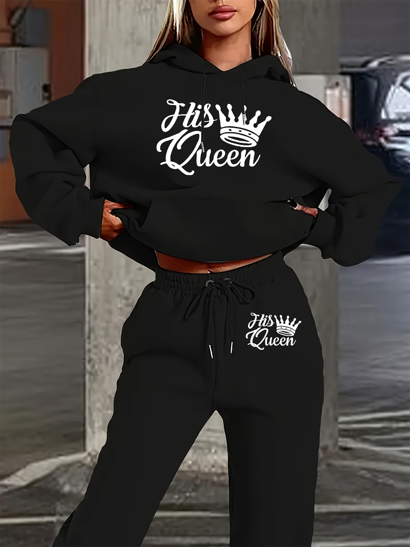 Women's Autumn/Winter Hoodie+S - Queen Street Fashion ulasan dan harga
