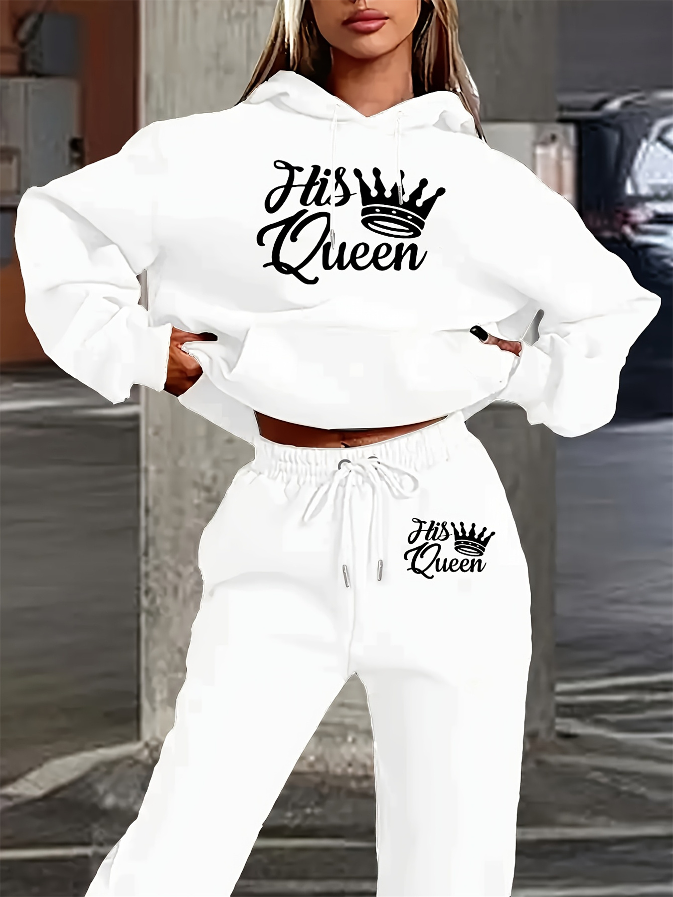 Women's Autumn/Winter Hoodie+S - Queen Street Fashion ulasan dan harga