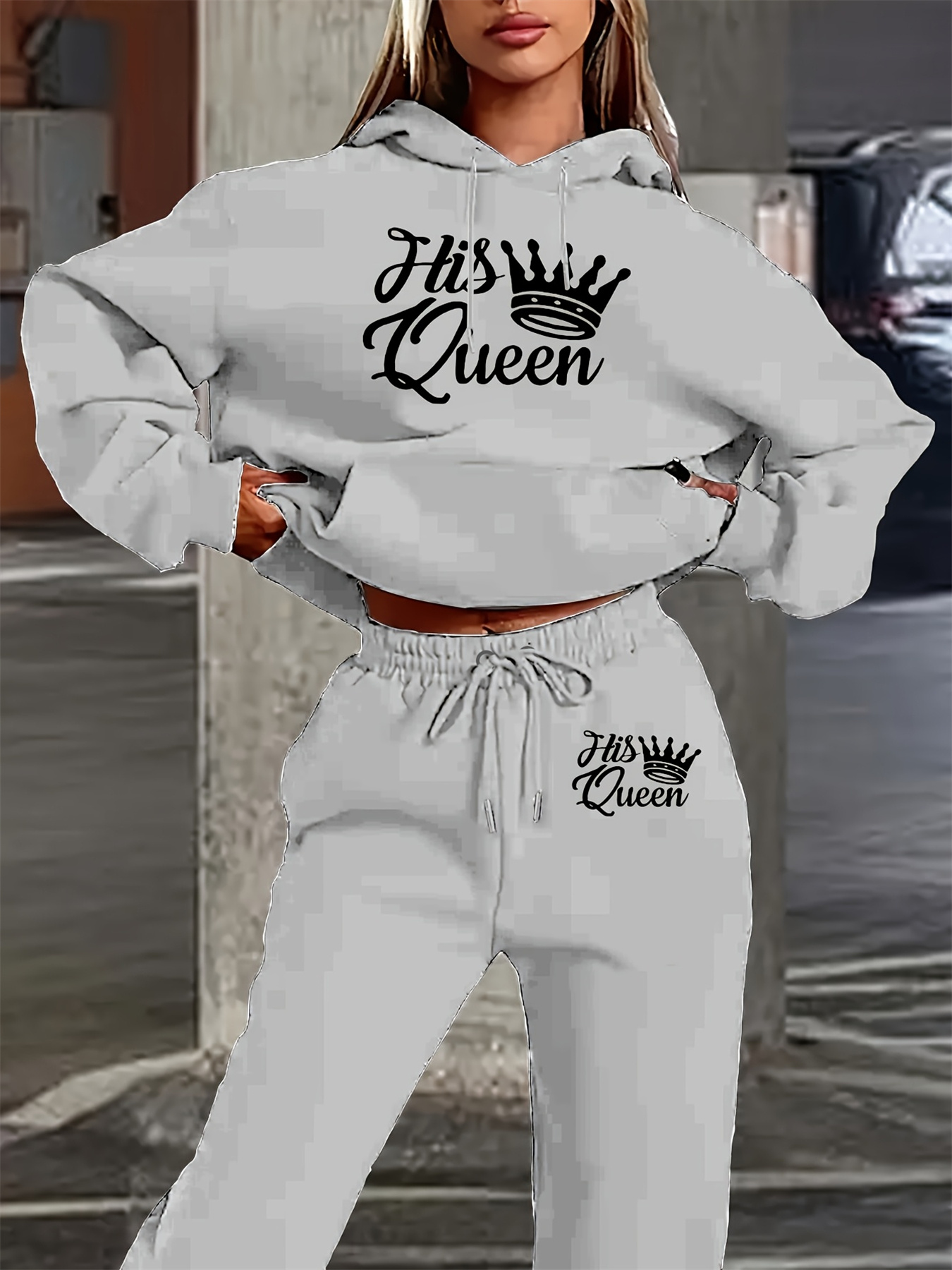 Women's Autumn/Winter Hoodie+S - Queen Street Fashion ulasan dan harga