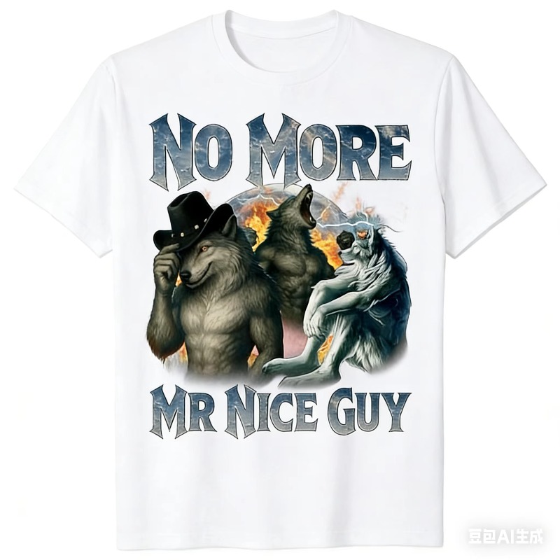 No More Mr Nice Guy Funny Alph - Street Fashion For Short Guys ulasan dan harga