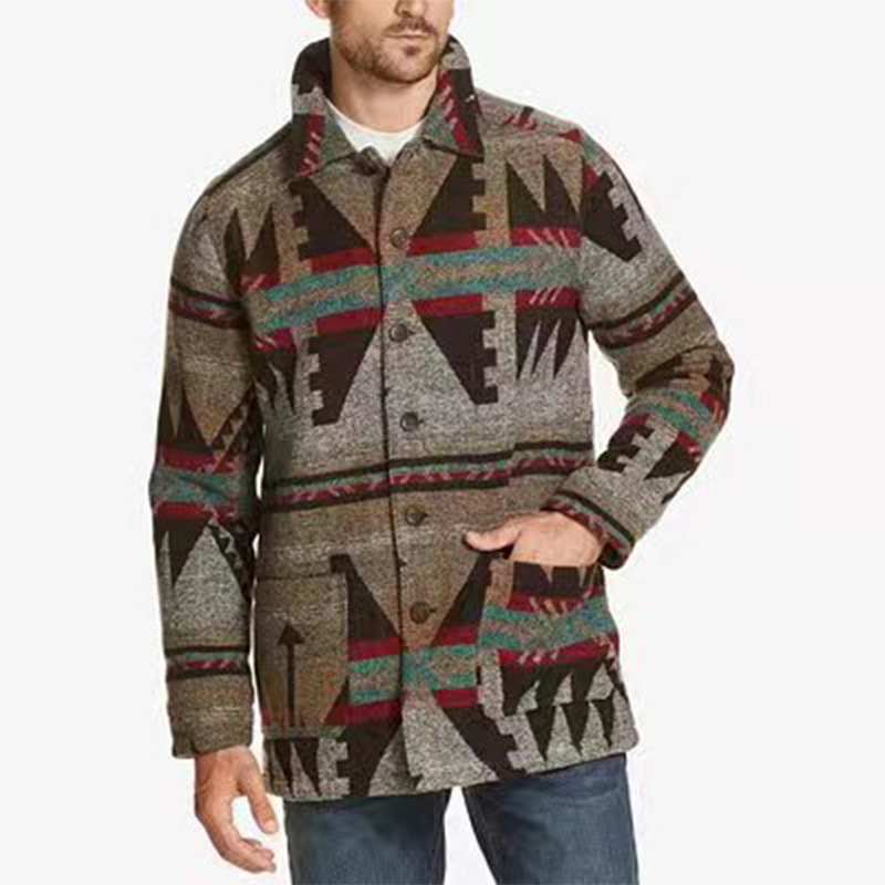 Casual Pocket Printed Long-sle - Street Fashion Men 2025 ulasan dan harga